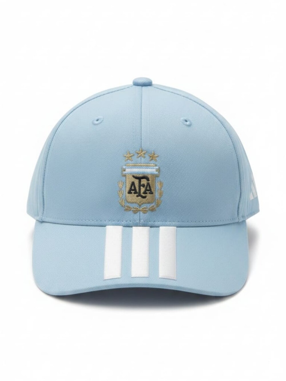 adidas Argentina AFA 3-Star Soccer Baseball Cap Light Blue OSFM Unisex